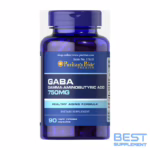 مکمل گابا Puritans Pride GABA 750 mg